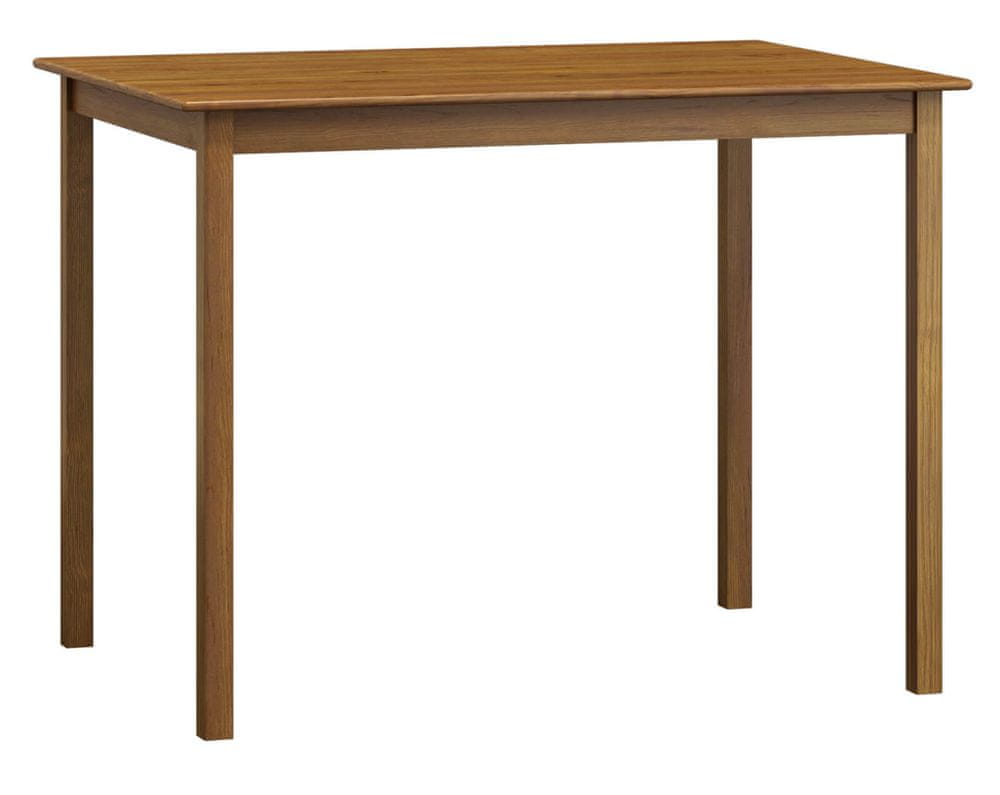 eoshop Stôl obdĺžnikový Nr.1 - 80x50 cm (Farba dreva: Dub)